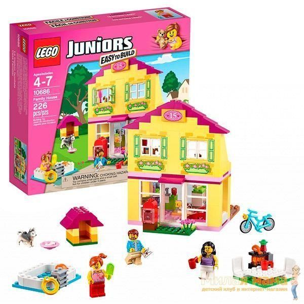 Lego Juniors 10686 Лего Джуниорс Семейный домик, 226 деталей