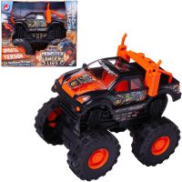 Junfa WC-11589/черно-оранжевая Машинка Junfa Джип-внедорожник 4х4 Гнев монстра 1:16, черно-оранжевая