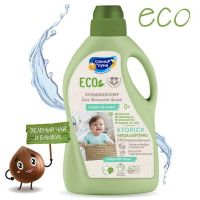СОЛНЦЕ И ЛУНА 11302-КК Кондиционер для белья СОЛНЦЕ И ЛУНА ECO Зеленый чай и бамбук, для детского белья 0+, 1500мл