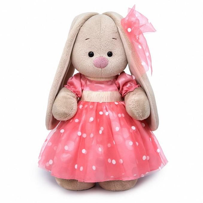 BUDI BASA StS-405 Мягкая игрушка BUDI BASA Зайка Ми в розовом платье (малый) 25 см