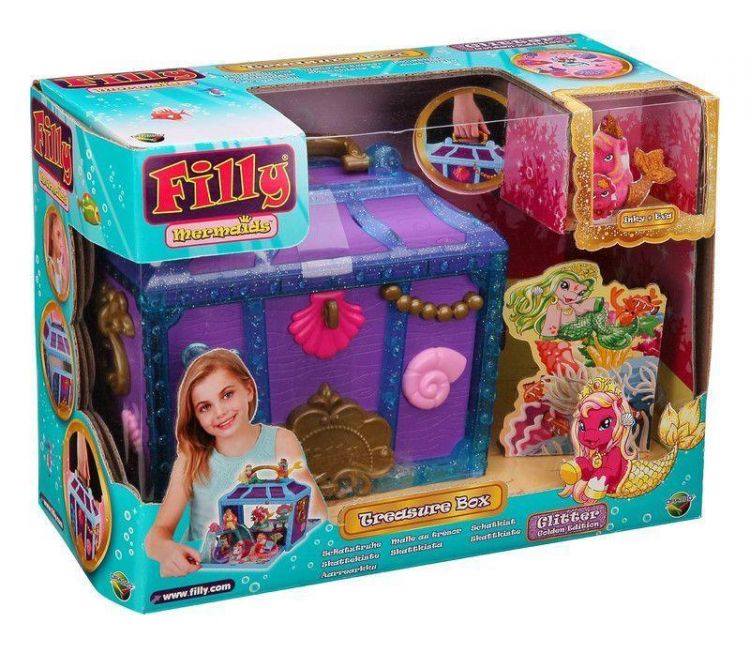 Dracco M200046 Filly Игровой набор русалочки Филли Сундук с сокровищами