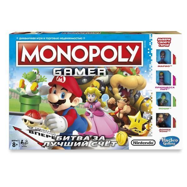 Hasbro C1815 Настольная игра Монополия Геймер
