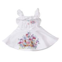 Zapf Creation Baby born 819-418 Бэби Борн Платье белое с рисунком