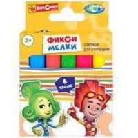 Centrum 86433 Мел цветной ФИКСИКИ-6 шт. в картон.упаковке