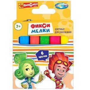 Centrum 86433 Мел цветной ФИКСИКИ-6 шт. в картон.упаковке