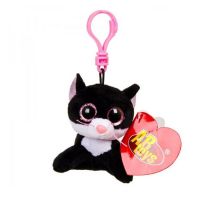 AB Toys M0015 Мягкая игрушка Котенок черный, на брелке, 12 см