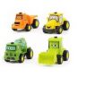 Junfa Toys ZY778028 Набор машинок "Мегамоторы", 4 штуки