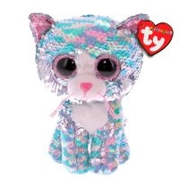 TY 36674 Flippable Мягкая игрушка Котик Whimsy с пайетками, 15 см