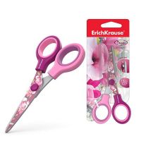 ErichKrause 14598EK Ножницы Junior Decor Magnolia с принтом на лезвиях, 13 см