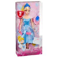 Mattel X9354 Кукла принцесса Диснея Золушка с аксессуарами, 28 см