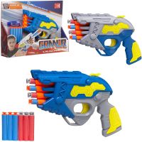Junfa WG-11215 Игровой набор Junfa бластер космический, 10 мягких пуль, мишень