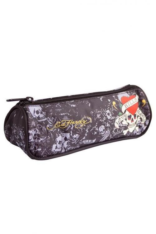 No name 29192 Пенал треугольный "Ed Hardy"