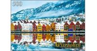 Puzzolini 7675 Пазл Бельгия Город Брюгге, 500 элементов