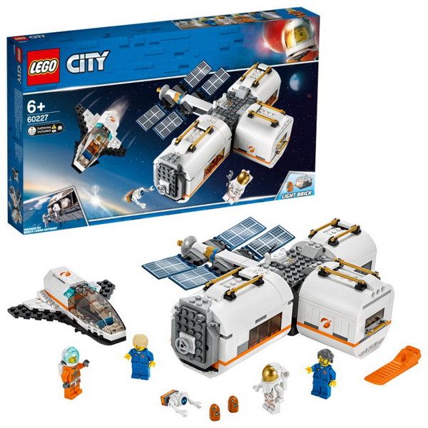 Lego City 60227 Конструктор Лего Город Space Port Лунная космическая станция, 412 деталей