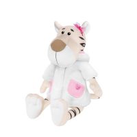 Maxitoys MT-MRT022110-20 Мягкая Игрушка Maxitoys Luxury, Белая Тигрица в Белой Шубке, 20 см СИМВОЛ ГОДА 2022