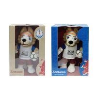 Мягкая игрушка Т11384 FIFA-2018 Волк Zabivaka в подарочной коробке, 24 см