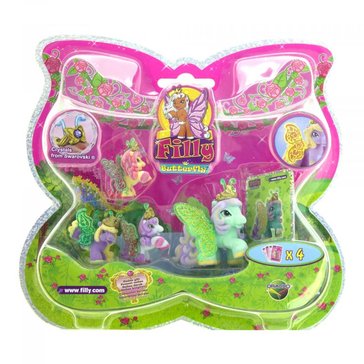 Набор игровой Filly Лошадки-бабочки с блестящими крыльями Momo