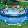 Intex 54916 Бассейн надувной с ободком, 457х122см с насосом (220-240V)