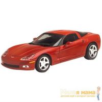Motormax 73270 Коллекционная модель машины 2005 Corvette C6, 1:24, красная