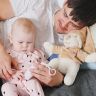 Drema BabyDou 111D Собачка бежевая для засыпания малыша, с белым и розовым шумом