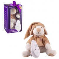 Drema BabyDou 111D Собачка бежевая для засыпания малыша, с белым и розовым шумом