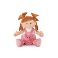 Trudi 64431 Мягкая кукла в платье с бантом, 40 см 