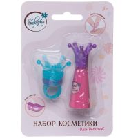 Зефирка K-0003-9 Набор косметики для девочек Зефирка "сказочная" серия. Лак для ногтей и блеск для губ "Великолепная роза".