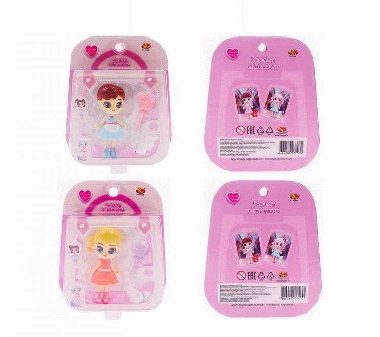 ABtoys (АБтойс) PT-01468 Кукла-мини ABtoys Любимая кукла с питомцем ABtoys (АБтойс) PT-01468 Кукла-мини ABtoys Любимая кукла с питомцем