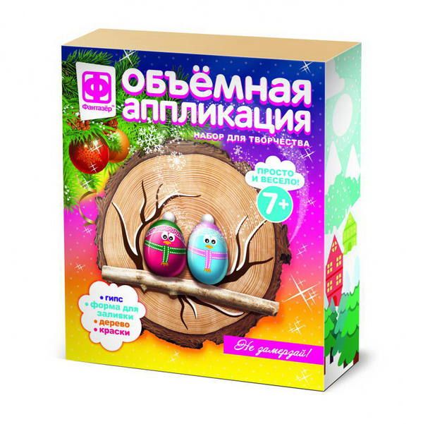 ФАНТАЗЁР 406083ФН Аппликация на спилах Не замерзай!