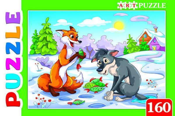 Рыжий кот ПА-4567 Artpuzzle. Пазлы 160 элементов. ЛИСА И ВОЛК