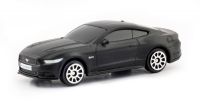 Uni-Fortune 344028SM Машинка металлическая Uni-Fortune RMZ City 1:64 Ford Mustang (цвет черный матовый)