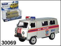 AUTOTIME 30069 Машинка металлическая UAZ-39625 МЧС, 1:43
