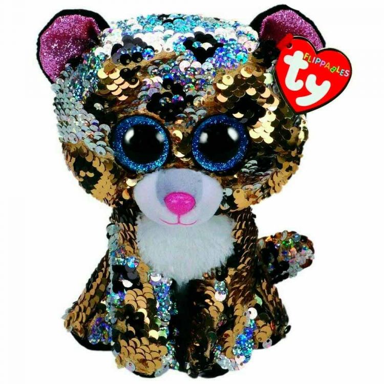 TY 36796 Flippable Мягкая игрушка Леопард TBA, 25 см