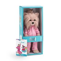 Orange Toys LD2/063 Мягкая игрушка Собачка Lucky Doggy Yoyo Фитнес, с каркасом, 37 см