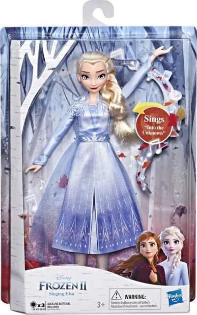 Hasbro E6852 Кукла Принцесса Дисней Холодное сердце 2 Поющая Эльза, 28 см