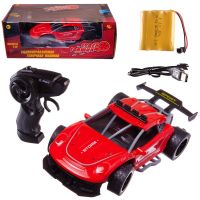 ABtoys (АБтойс) C-00478R Машинка на радиоуправлении Abtoys гоночная 2,4Ггц, резиновые колеса, аккумуляторный блок, красная-4 1:18