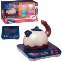 ABtoys (АБтойс) PT-01557 Игровой набор ABtoys Помогаю Маме Чайник на батарейках, посуда, аксессуары