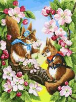 Раскраски по номерам Свидание, 40*30 см