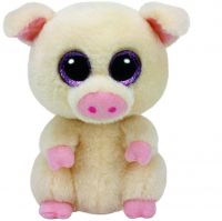 TY 37200 Beanie Boo's Мягкая игрушка Поросенок Piggley, 15 см