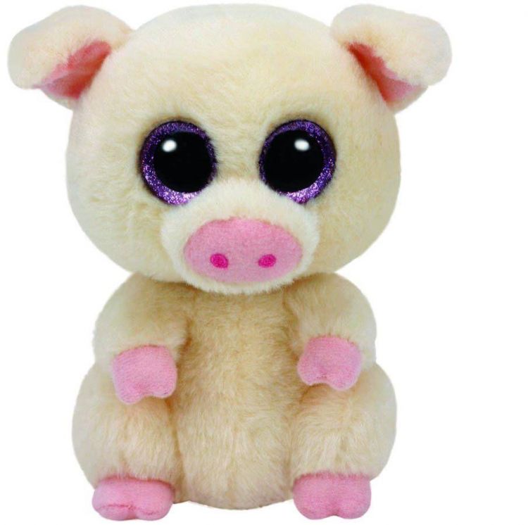 TY 37200 Beanie Boo's Мягкая игрушка Поросенок Piggley, 15 см