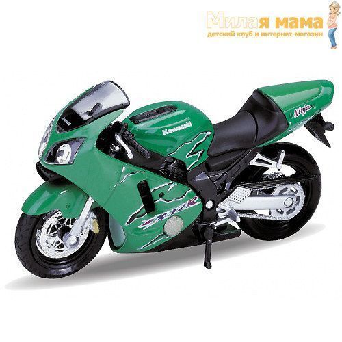 Welly 12167P Модель мотоцикла 1:18 MOTORCYCLE / KAWASAKI 2001 NINJA  ZX-12R