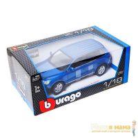 Bburago 18-12002 Mодель машины Gold VW TOUAREG, 1:18, синий металлик