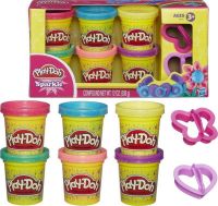 Hasbro A5417 Пластилин Play-Doh Блестящая коллекция, 6 баночек