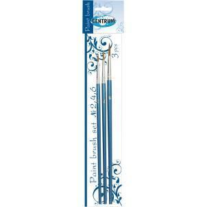 CENTRUM 80657 Кисти набор 3 штуки №2,4,6, шерсть овцы, конус