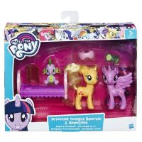 Hasbro B9850 MLP Игровой набор Пони-модницы "Стильные друзья", Твайлайт Спаркл и Эпплджек