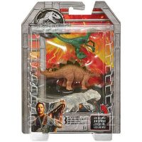 Mattel FPN73 Jurassic World Фигурки Мини-динозавры упаковка из 3-х, прозрачный, зеленый и коричневый