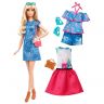 Mattel DTD96 Barbie® Кукла Барби из серии "Игра с модой" с дополнительной одеждой