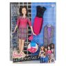 Mattel DTD96 Barbie® Кукла Барби из серии "Игра с модой" с дополнительной одеждой