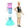Mattel DTD96 Barbie® Кукла Барби из серии "Игра с модой" с дополнительной одеждой