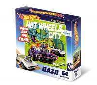 ORIGAMI 05904 Пазл ORIGAMI Hot Wheels Город 64 элемента